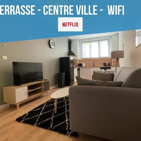 Centre Ville Superbe T2 Neuf Wifi Terrasse Netflix Периго Экстерьер фото